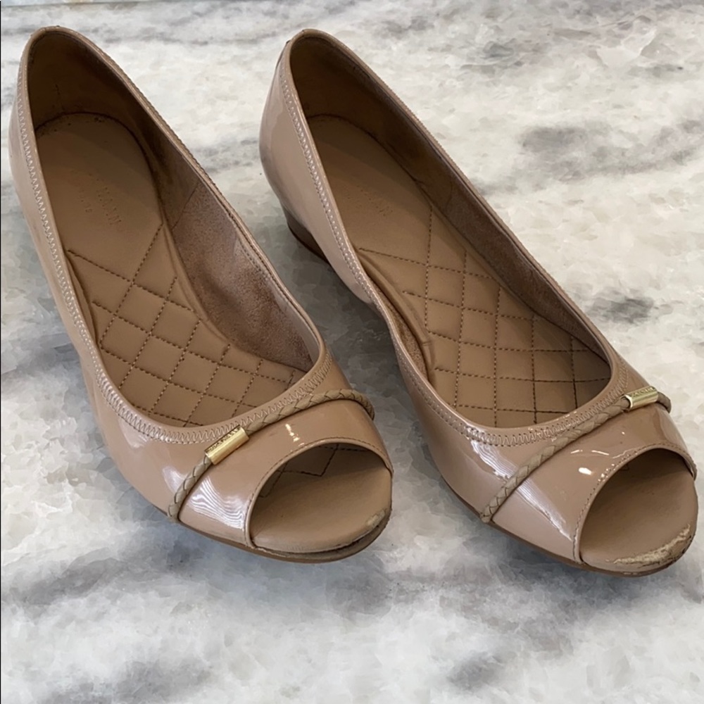 Cole Haan Emory Leather Wedge Pump